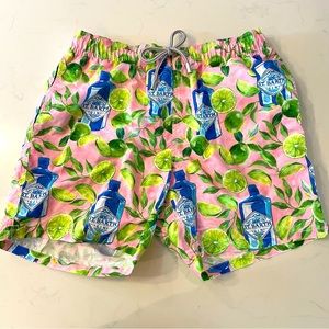 MC2 Saint Barth Mens Gustavia Lime Legacy Swim Shorts